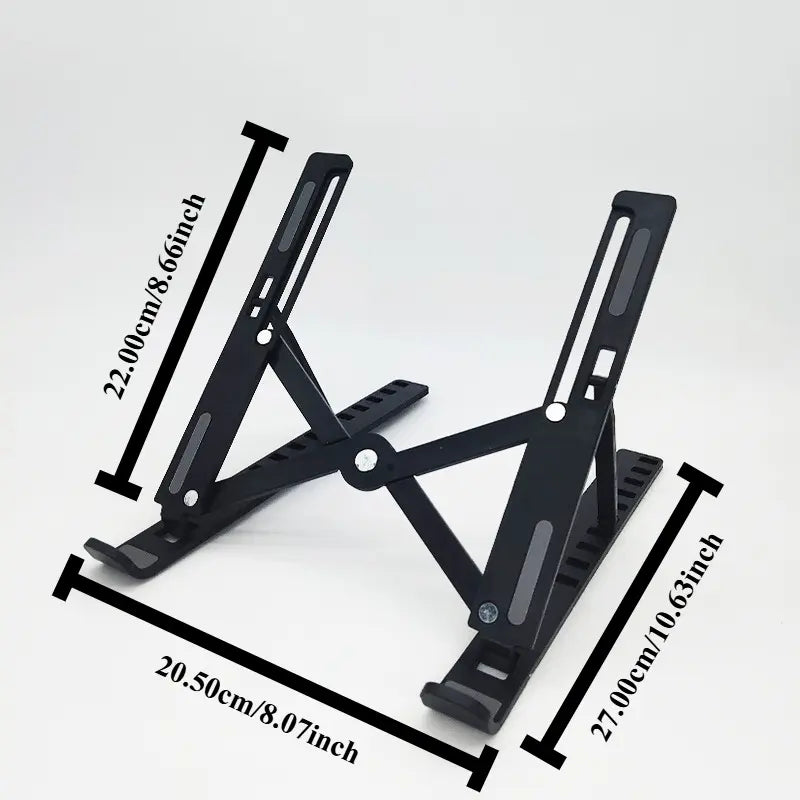 Portable Laptop Stand (1 or 2 Pieces) - Plastic Cooling Support for Laptops and Computers