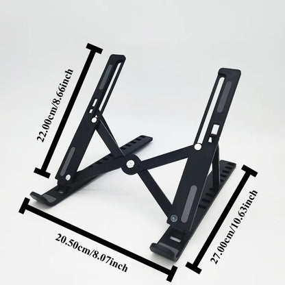 Portable Laptop Stand (1 or 2 Pieces) - Plastic Cooling Support for Laptops and Computers