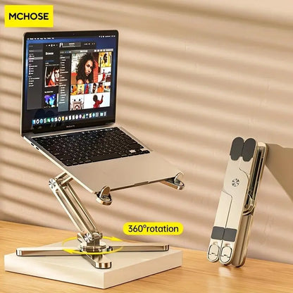 Adjustable Laptop Stand, Aluminum Alloy Laptop Stand, Laptop Cooling Stand, Laptop Holder for Desk, Compatible with 8-16 Inch Laptop