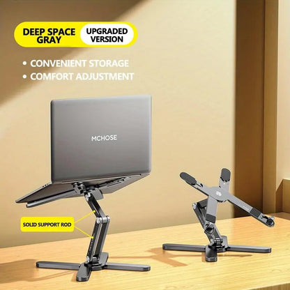 Adjustable Laptop Stand, Aluminum Alloy Laptop Stand, Laptop Cooling Stand, Laptop Holder for Desk, Compatible with 8-16 Inch Laptop
