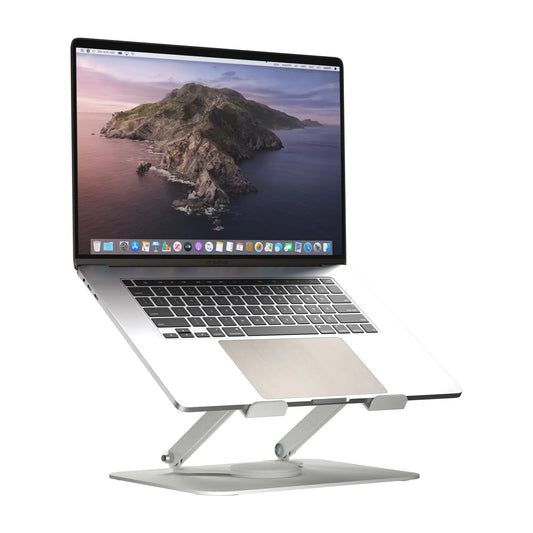 [Suptek 360° Rotating Laptop Stand]Adjustable Laptop Stand,Portable Laptop Riser, Laptop Stand for Desk Foldable,Ergonomic Computer Notebook Stand Holder Compatible with Macbook Air,Pro,Dell Xp,Fits for 11-17" Laptops LS001W