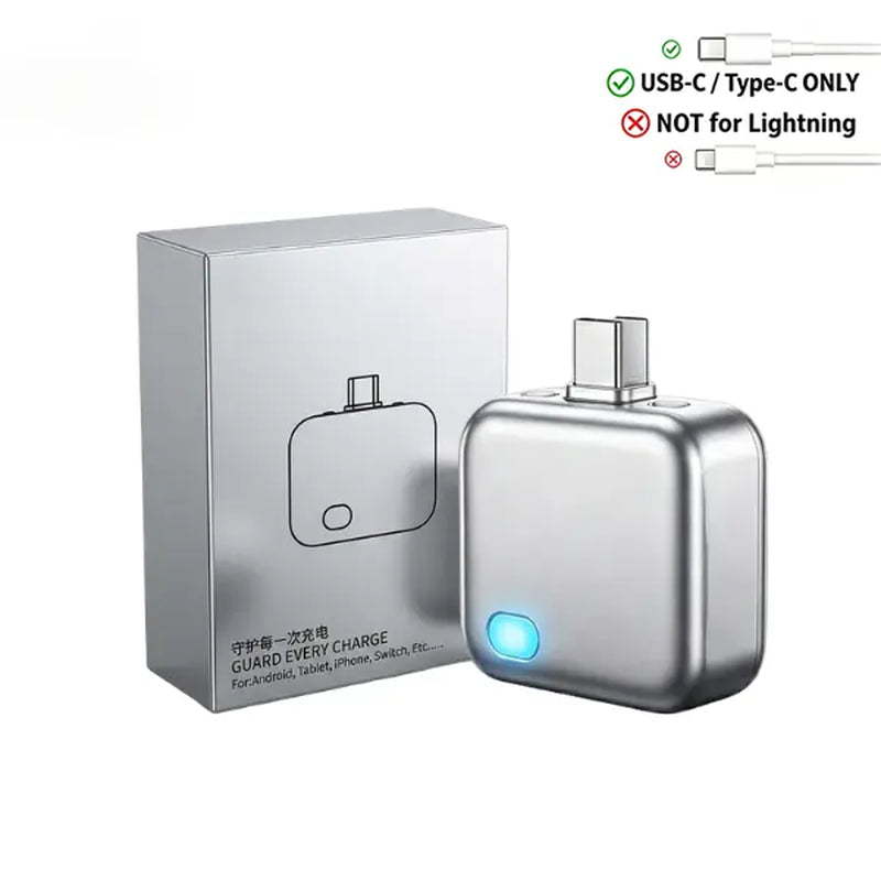 HEXIBII 140W Physical-Disconnect Battery Guard, Auto Eject Charger,Smart Auto Stop Charging Protector, Full Battery Auto Disconnect, Anti-Overcharge Protection for Safe Overnight Charging, Overcharge Protection, Universal for Phones, Laptops & Tablets