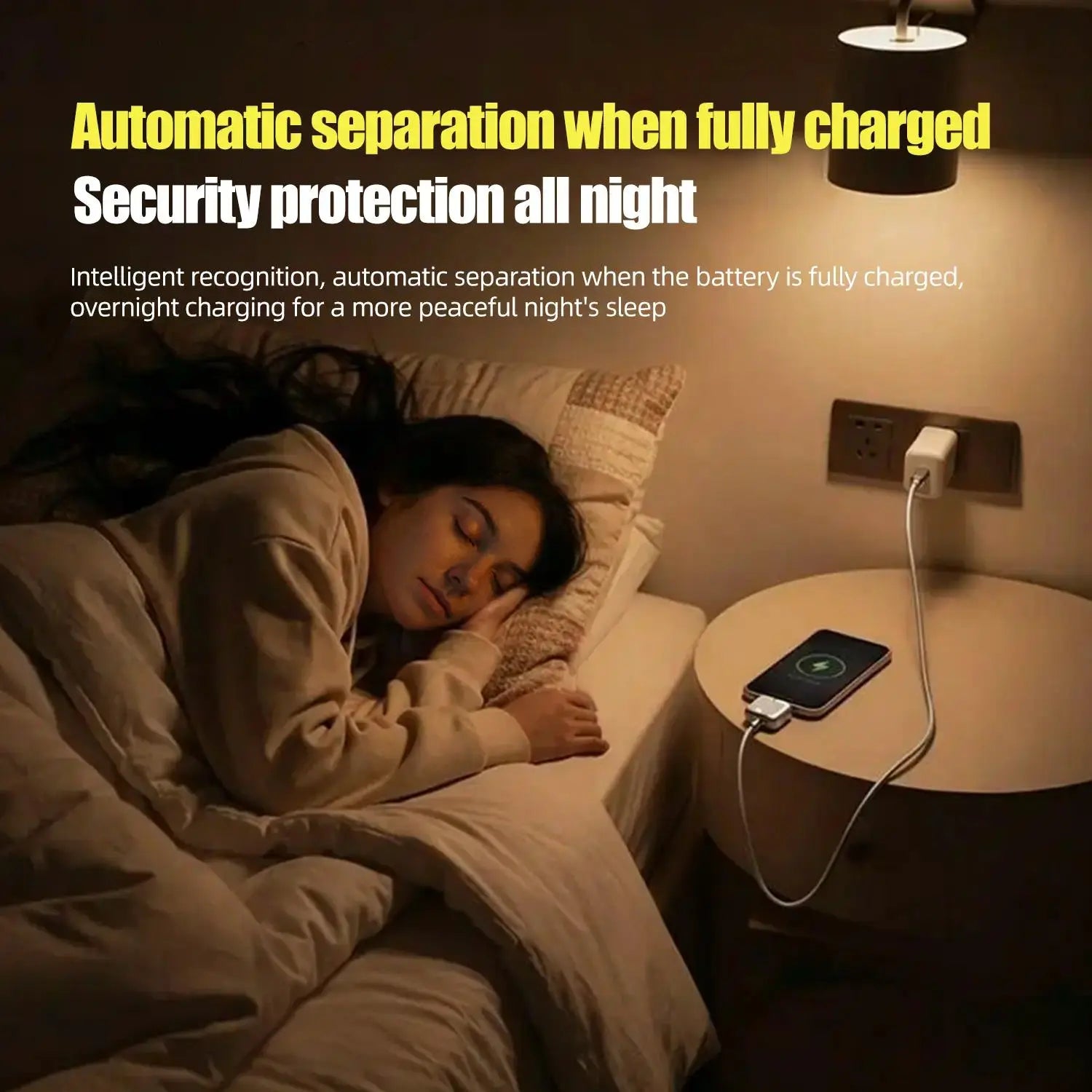 HEXIBII 140W Physical-Disconnect Battery Guard, Auto Eject Charger,Smart Auto Stop Charging Protector, Full Battery Auto Disconnect, Anti-Overcharge Protection for Safe Overnight Charging, Overcharge Protection, Universal for Phones, Laptops & Tablets