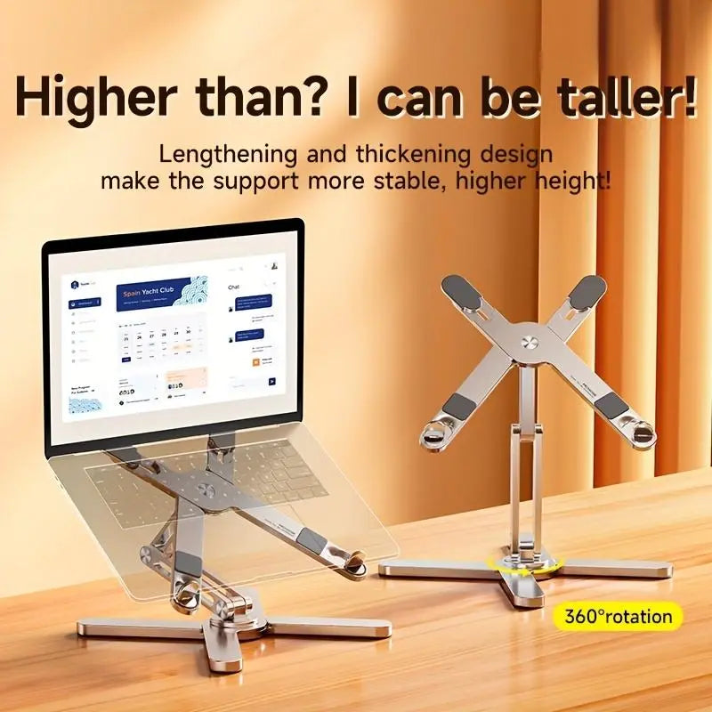 Adjustable Laptop Stand, Aluminum Alloy Laptop Stand, Laptop Cooling Stand, Laptop Holder for Desk, Compatible with 8-16 Inch Laptop